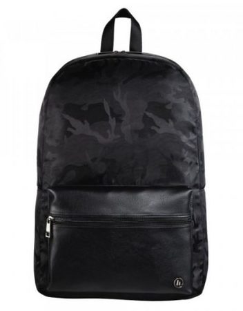 Backpack, HAMA Mission Camo 14'', Black (101598)