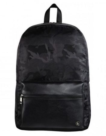 Backpack, HAMA Mission Camo 15.6'', Black (101599)