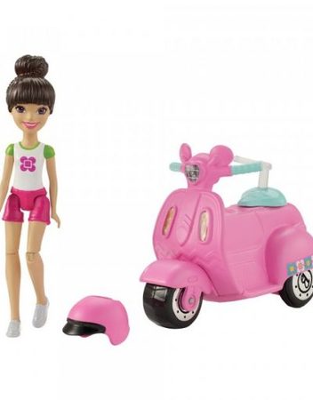 BARBIE Мини кукла и превозно средство ON THE GO FHV60