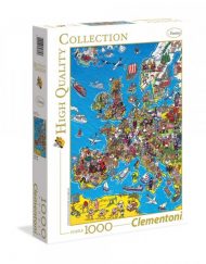 CLEMENTONI Пъзел HQ COLLECTION КАРТА НА ЕВРОПА 39384