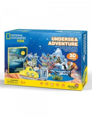 CubicFun 3D Пъзел ПОДВОДНО ПРИКЛЮЧЕНИЕ NATIONAL GEOGRAPHIC KIDS DS0974h