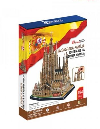 CubicFun 3D Пъзел SAGRADA FAMILIA MC153h