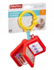 FISHER PRICE NEWBORN TEETHE AND RATTLE Музикална играчка АКОРДЕОН DRD88