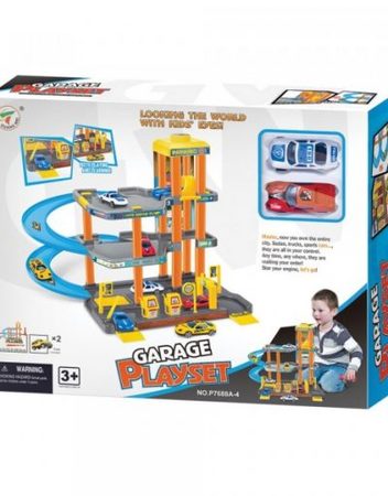 Гараж спирала с две коли GARAGE PLAYSET P7688A-4