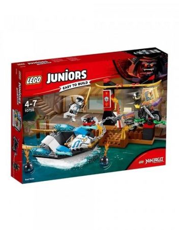 LEGO JUNIORS Преследване с лодката на Zane 10755