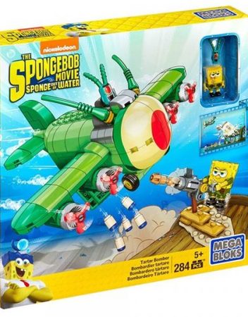 MEGA BLOKS Конструктор бомбардировач SPONGEBOB CNH49