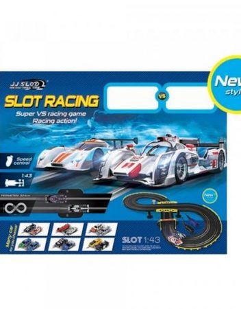 OCIE JJ SLOT Състезателна писта с две коли 265 см. SLOT RACING JJ.81-1