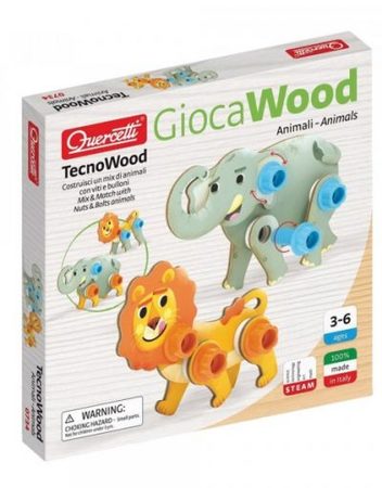 QUERCETTI Конструктор TECNO WOOD ЖИВОТНИ 734