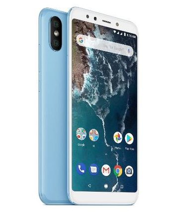 Smartphone, Xiaomi Mi A2, DualSIM, 5.99'', Arm Octa (2.2G), 6GB RAM, 128GB Storage, Android, Blue (MZB6551EU)