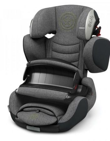 KIDDY Стол за кола 9-36кг  GUARDIANFIX ISOFIX PRO 3 GREY MELANGE SUPER GREEN 173