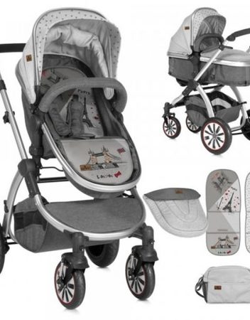 LORELLI PREMIUM Комбинирана количка AURORA GREY TRAVELLING 1002092/1845