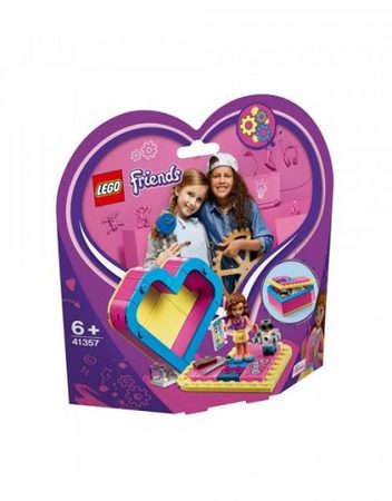 LEGO FRIENDS Кутията с форма на сърце на Olivia 41357