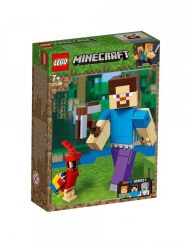 LEGO MINECRAFT Minecraft Steve BigFig с папагал 21148