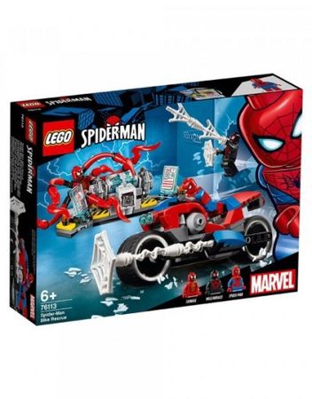 LEGO SUPER HEROES Spider-Man – спасение с мотоциклет 76113