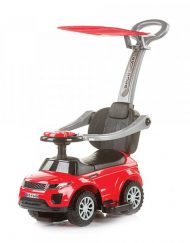 CHIPOLINO Ride-on с дръжка и сенник РР МАКС ЧЕРВЕН ROCRR0182RE