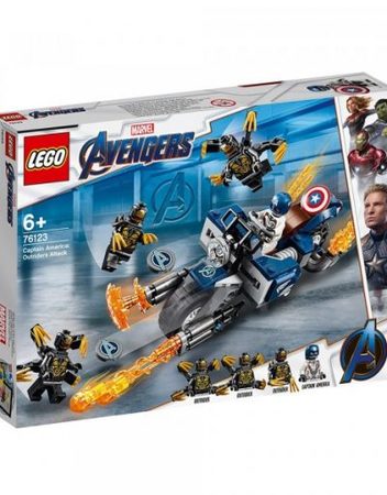 LEGO SUPER HEROES Captain America: Нападение на Outriders 76123