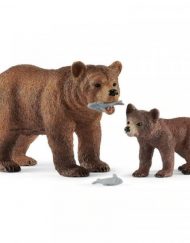 SCHLEICH Комплект МАЙКА МЕЧКА ГРИЗЛИ С МАЛКО 42473-02980