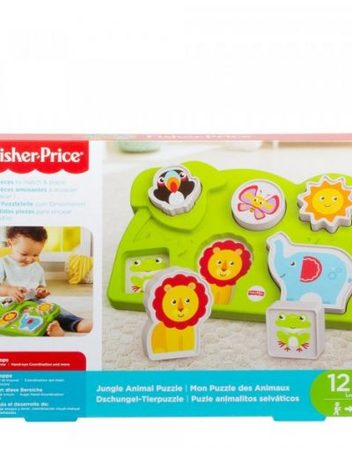 FISHER PRICE INFANT FIRSTS Пъзел "ЖИВОТНИ ОТ ДЖУНГЛАТА" GCM81