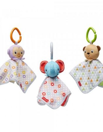 FISHER PRICE NEWBORN Плюшено животно "ДА ИГРАЕМ НА КУКУ" GFC26