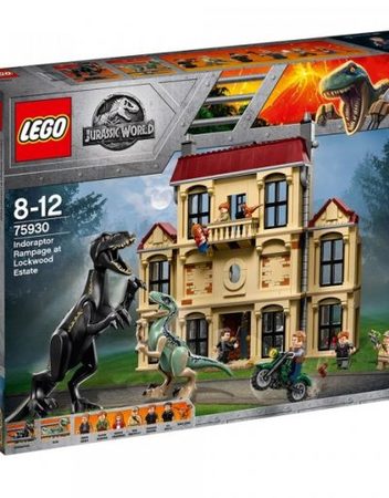 LEGO JURASSIC WORLD Индораптор в Lockwood Estate 75930