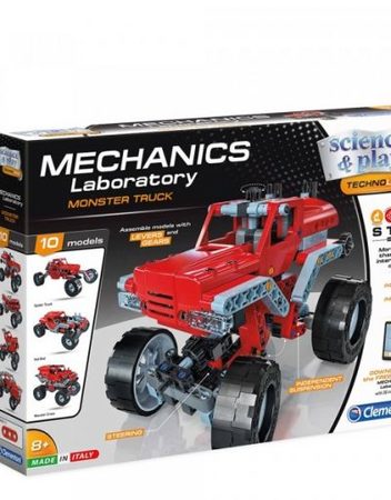 CLEMENTONI MECHANICS LABORATORY Конструктор 200 елемента КАМИОН MONSTER 75038