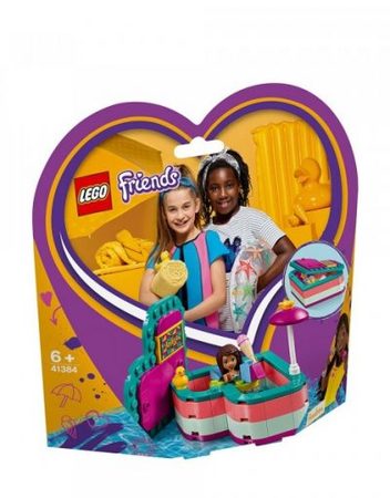 LEGO FRIENDS Лятната кутия с форма на сърце на Андреа 41384