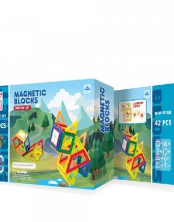 MAGNETIC BLOCKS Конструктор 42 части INSPIRE СИН OTG0903147