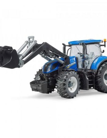 BRUDER Трактор с предно товарене и кофа NEW HOLLAND T7.315 03121