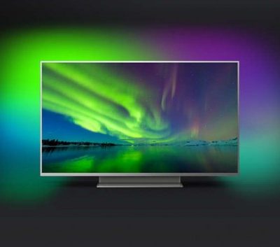 TV LED, Philips 55'', 55PUS7504/12, Smart, Ambilight 3, WiFi, UHD