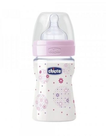 CHICCO N0215 Шише PP 150 мл. 0м+ РОЗОВО 070700.010