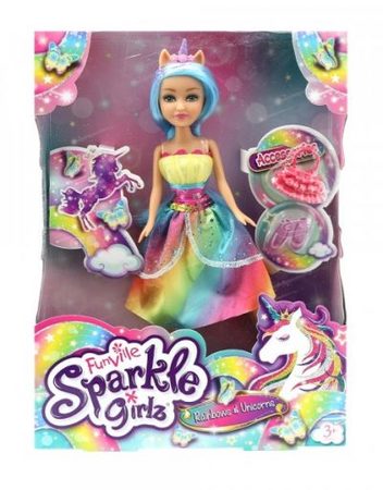 SPARKLE GIRLZ Кукла RAINBOWS AND UNICORNS 24896