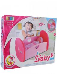 BOWA Игрален комплект легло с кукла BABY BED 9004