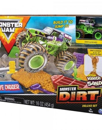 MONSTER JAM Арена с пясък с бъги MONSTER DIRT DELUXE TRUE METAL 6044986