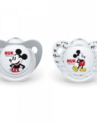 NUK Залъгалка силикон 0-6м 2 бр. MICKEY 10.730.041