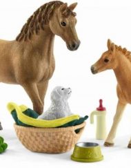 SCHLEICH Комплект ЗА ГРИЖА ЗА КОНЕ НА САРА 42432-02182