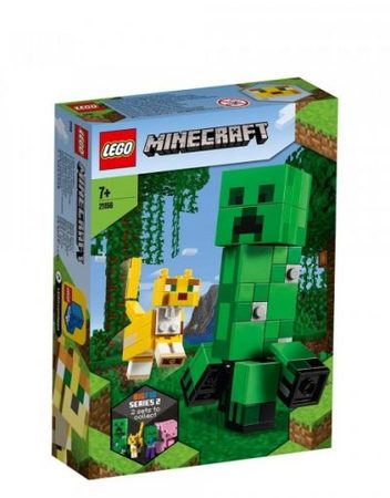 LEGO MINECRAFT BigFig Creeper™ и оцелот 21156