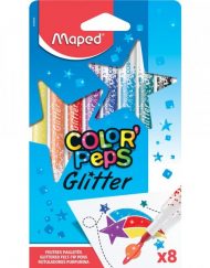 Арго Maped Флумастери Color Peps Glitter 8 цвята 9845808