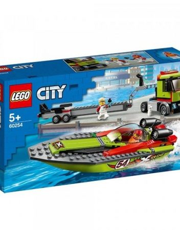 LEGO CITY Транспортьор на състезателни лодки 60254