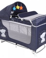 LORELLI CLASSIC Кошара на 2 нива MOONLIGHT ROCKER DARK BLUE TEDDY BEAR 1008042/1832