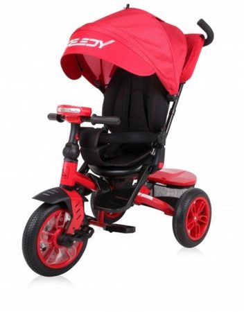 LORELLI PREMIUM Триколка със сенник и въртяща се седалка SPEEDY AIR RED&BLACK 1005043/0003