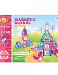 MAGNETIC BLOCKS Конструктор 81 части INSPIRE РОЗОВ OTG0903157