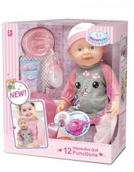 WARM BABY Пишкаща кукла с блузка зайче ZY867466/476