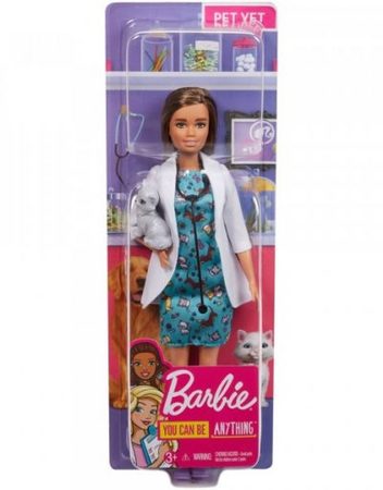 BARBIE YOU CAN BE Кукла Ветиринарен лекар GJL57