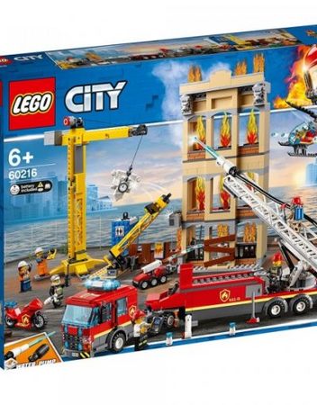 LEGO CITY Пожарна команда в центъра 60216