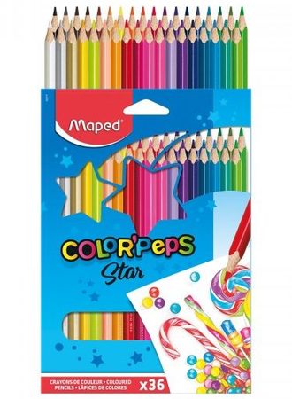 Арго Maped Color'Peps Цветни моливи 36 цвята 9832017