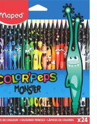 Арго Maped Color’Peps Monster Цветни моливи 24 цвята 9862624