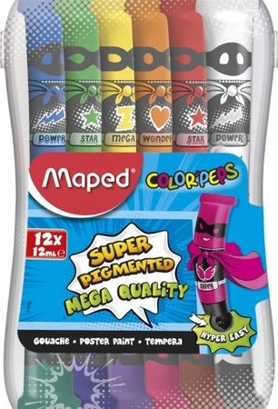 Арго Maped Color'Peps Темперни бои 12 цвята 9810520