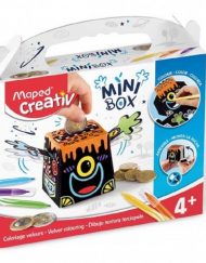 Арго Maped Creativ MINI BOX Креативен детски комплект - Създай велурена касичка, 7 части  907013