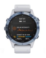 Часовник Garmin Fenix 6 Pro Solar Mineral Blue/Whitestone 010-02410-19