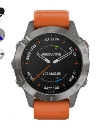 Часовник Garmin Fenix 6 Sapphire Titanium 010-02158-14